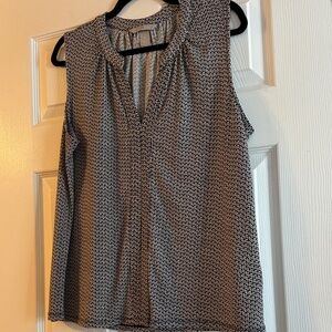 H&M Monochrome Sleeveless Blouse
